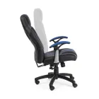 Swivel Reclining Office Armchair in Eco-leather and Nylon 2 Colours - Saronno Viadurini