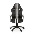 Swivel Reclining Office Armchair in Eco-leather and Nylon 2 Colours - Saronno Viadurini
