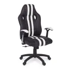 Swivel Reclining Office Armchair in Eco-leather and Nylon 2 Colours - Saronno Viadurini