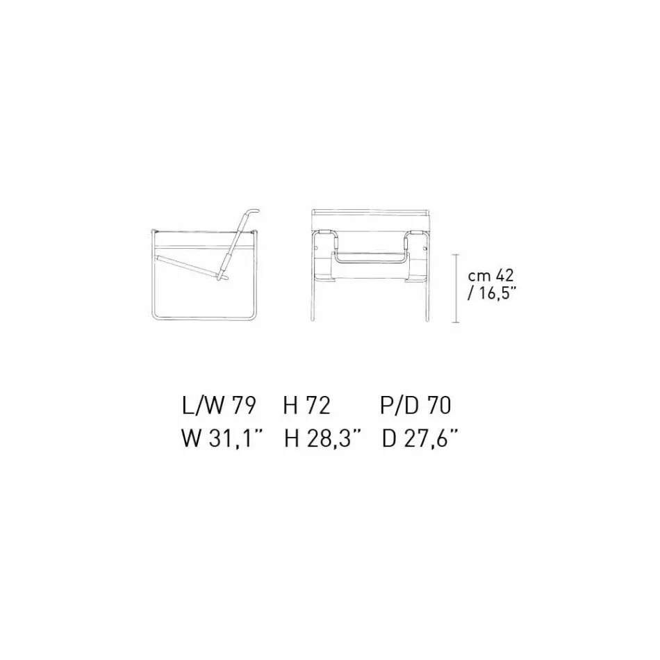 Leather Office Armchair with Chromed Steel Structure Made in Italy - Cefeo Viadurini