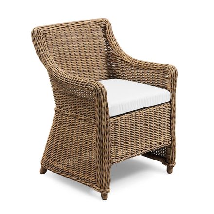 Garden armchair in synthetic fibre weaving Made in Italy - Tillie Viadurini