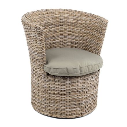 Garden Armchair in Kubù Seat Cushion Included - Calsifer Viadurini