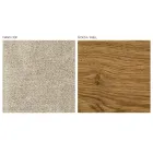 Lounge Armchair in Fabric and Solid Wood Made in Italy - Jordi Viadurini