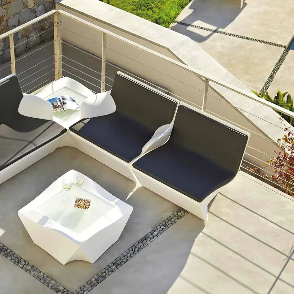 Design lounge armchair Slide Kami Colored Ichi made in Italy Viadurini