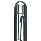 Tool holder with 4 Made in Italy Fireplace Tools - Licaone Viadurini