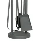 Tool holder with 4 Made in Italy Fireplace Tools - Licaone Viadurini