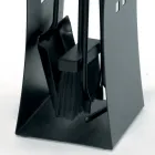 Tool holder with modern queues in metal and 4 tools made in Italy - Maiko Viadurini