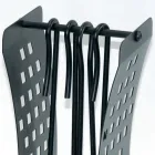 Tool holder with modern queues in metal and 4 tools made in Italy - Maiko Viadurini