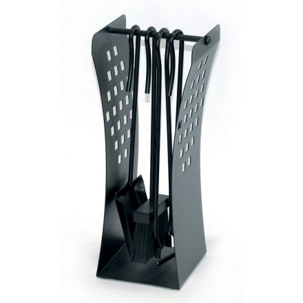 Tool holder with modern queues in metal and 4 tools made in Italy - Maiko Viadurini