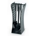 Tool holder with modern queues in metal and 4 tools made in Italy - Maiko