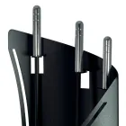 Fixed Tool Holder with 3 Made in Italy Fireplace Tools - Turban Viadurini