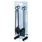 Tempered Crystal Tool Holder with 4 Accessories Made in Italy - Zebra Viadurini