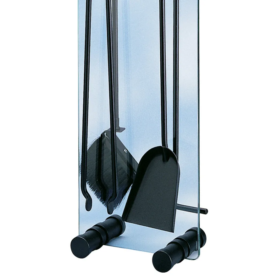 Tempered Crystal Tool Holder with 4 Accessories Made in Italy - Zebra Viadurini