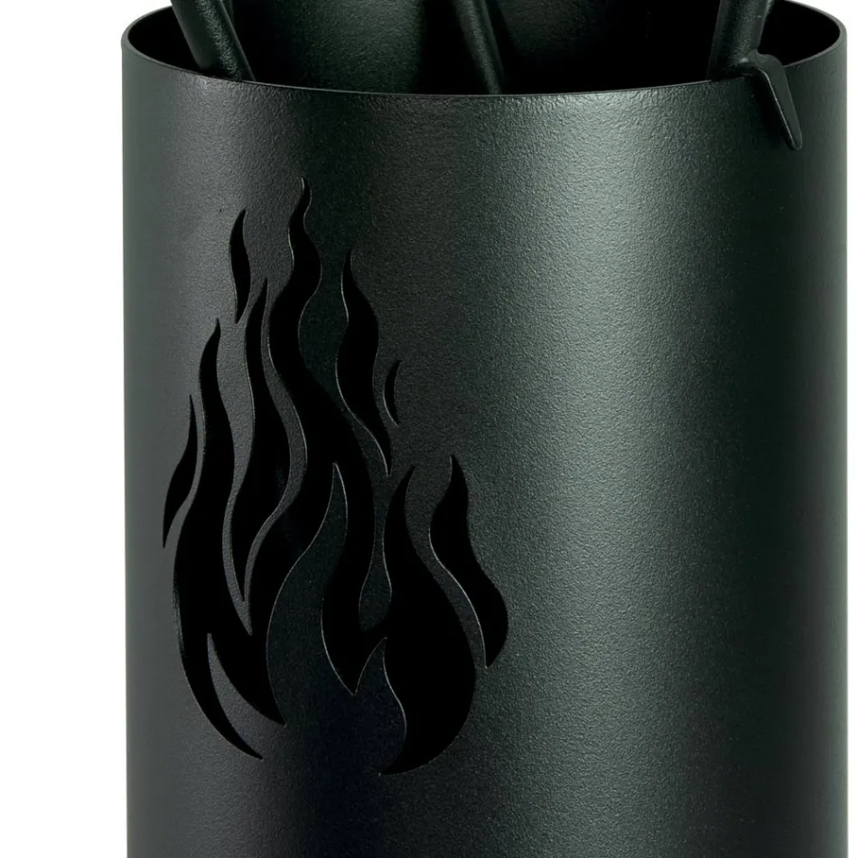 Metal Tool Holder with 4 Accessories and Flame Made in Italy - Fakir Viadurini