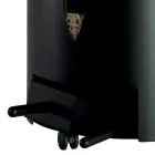 Pellet holder with lid, broom and shovel Made in Italy - Cacatua Viadurini