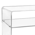 Lounge TV Stand in Transparent Plexiglass Made in Italy - Giuliette Viadurini