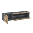 Italian Design Lounge Wooden TV Stand with Open Compartment - Suzana Viadurini