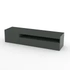 Italian Design Lounge Wooden TV Stand with Open Compartment - Suzana Viadurini