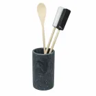 Kitchen Tool Holder in White Grey or Black Marble Made in Italy - Tulvio Viadurini
