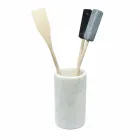 Kitchen Tool Holder in White Grey or Black Marble Made in Italy - Tulvio Viadurini