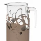 Modern Bottle Holder in White, Beige or Ivory Iron Made in Italy - Leiden Viadurini