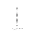 Wall Wine Bottle Holder in Transparent Acrylic Crystal - Piccolo Viadurini