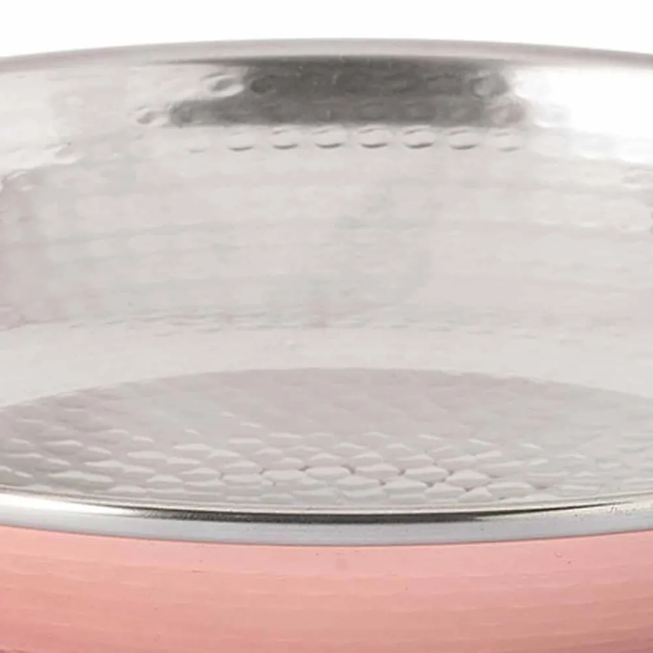 Design Table Fruit Bowl Hand-beaten Copper Centerpiece 28 cm - Terraemare Viadurini