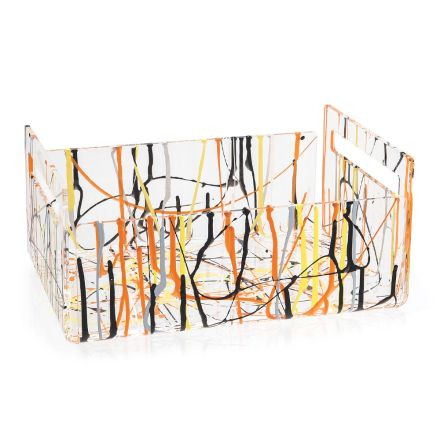 Modern Colored Plexiglass Fruit Bowl Made in Italy - Multifruits Viadurini