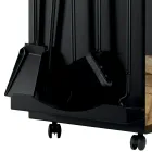 Wood holder with tool holder with 4 integrated accessories Made in Italy - Owl Viadurini