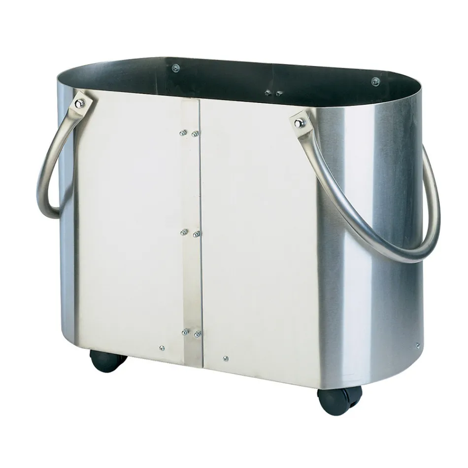 Wood holder in different finishes with 2 side handles Made in Italy - Impala Viadurini