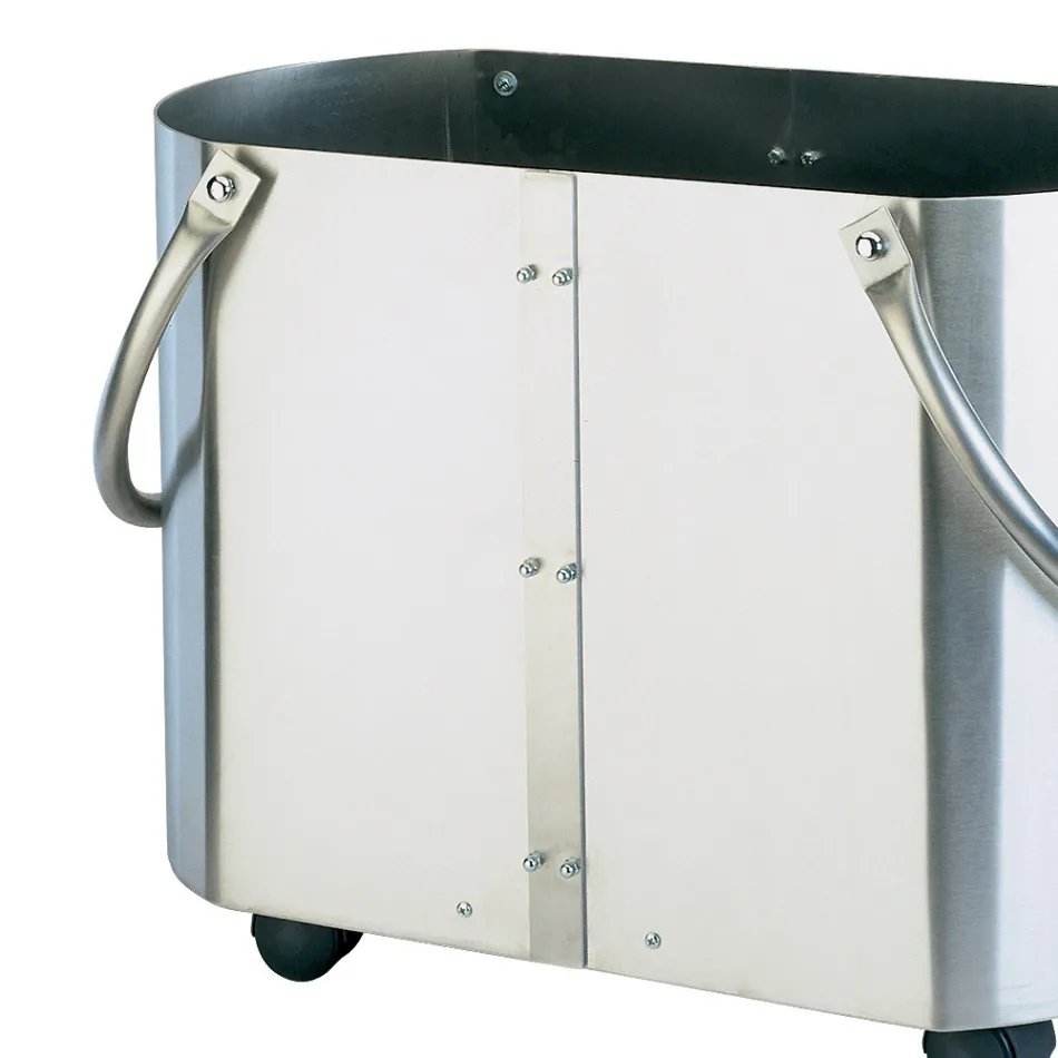 Wood holder in different finishes with 2 side handles Made in Italy - Impala Viadurini