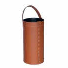 Design umbrella stand in Regen regenerated leather, made in Italy Viadurini
