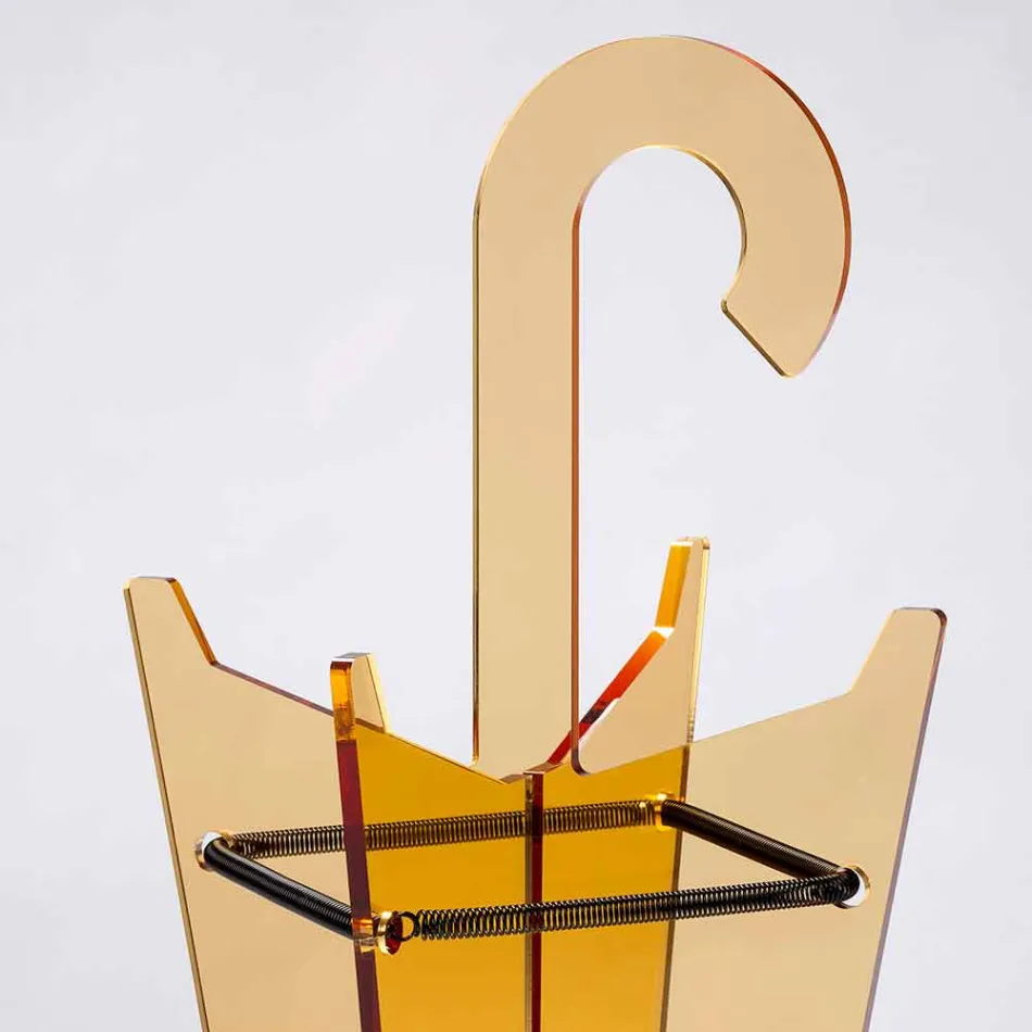 Modern Design Umbrella Stand in Methacrylate Colarato Made in Italy - Daddy Viadurini