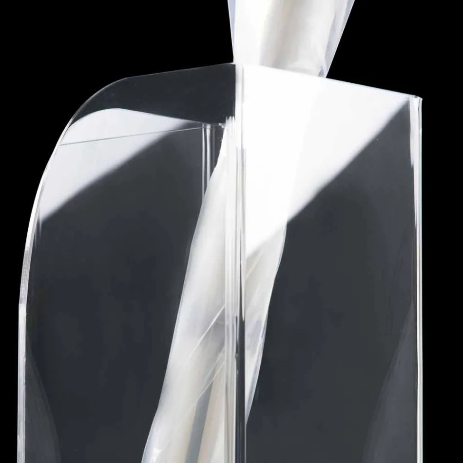 Umbrella Stand of Original and Modern Design in Transparent Plexiglass - Pallium Viadurini