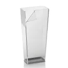 Umbrella Stand in Crystal Acrylic Laser Cut Hand Folded - Isonzo Viadurini