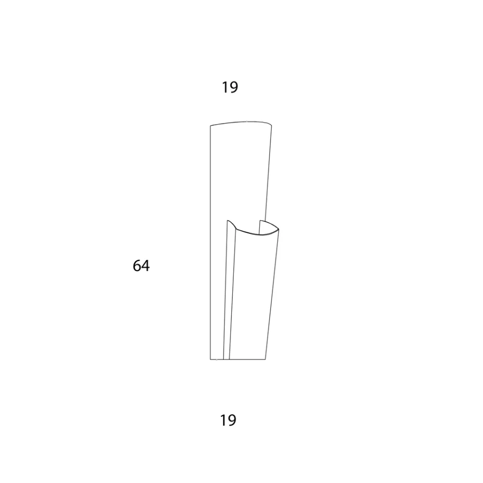 Umbrella stand in gold and bronze painted sheet metal Made in Italy - Azalea Viadurini