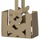 Modern Table Cutlery Holder in White, Beige or Ivory Iron Made Italy - Laida Viadurini