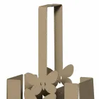 Modern Table Cutlery Holder in White, Beige or Ivory Iron Made Italy - Laida Viadurini