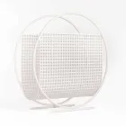Round Design Steel Magazine Rack Made in Italy - Ladle Viadurini