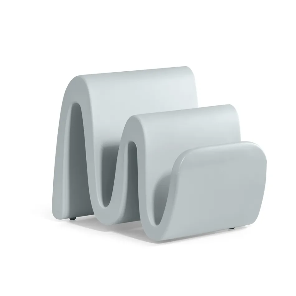 Modern Colored Polyethylene Magazine Rack Made in Italy - Munoz Viadurini