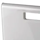 Lounge Magazine Rack in Colored Acrylic Crystal Made in Italy - Osafo Viadurini