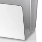 Lounge Magazine Rack in Colored Acrylic Crystal Made in Italy - Osafo Viadurini