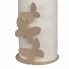 Modern Kitchen Roll Holder in White, Beige or Ivory Iron Made in Italy - Leiden Viadurini