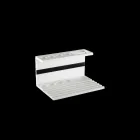 Toothbrush holder in White or Black Corian, Design Bathroom Accessory - Elono Viadurini