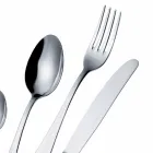 Luxury Design Steel Cutlery Vintage Colored Effect 24 Pieces - Tigger Viadurini