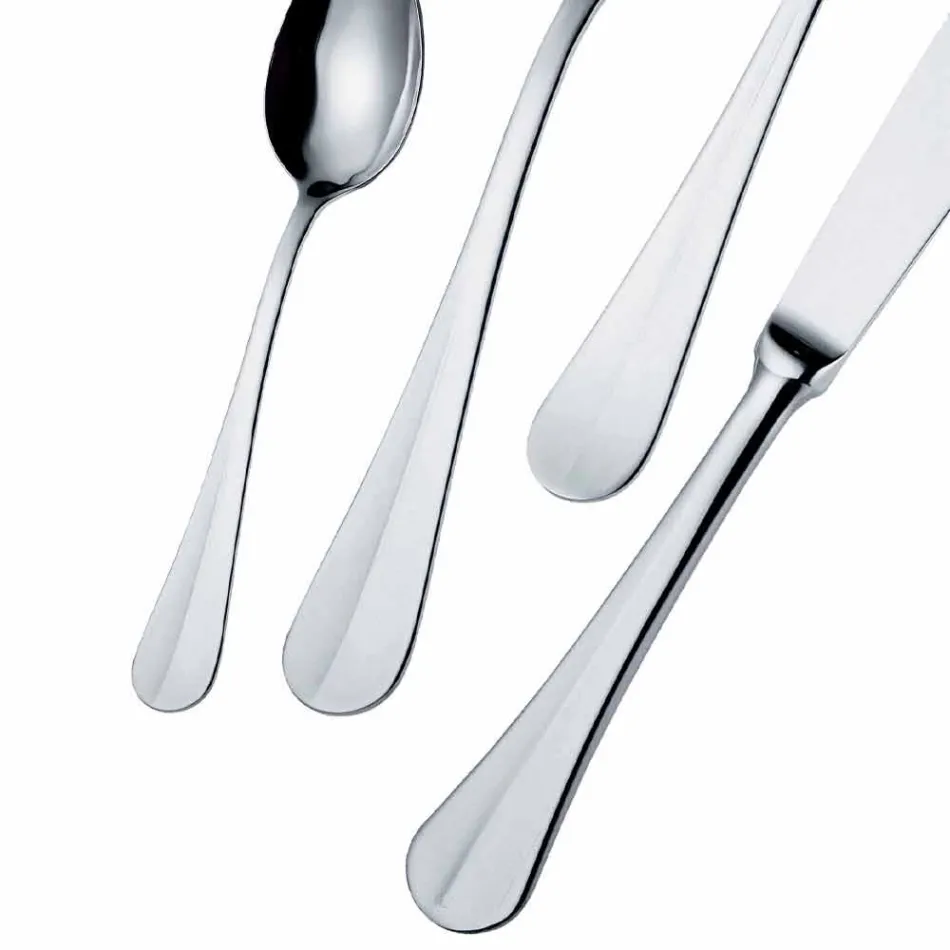 Luxury Design Steel Cutlery Vintage Colored Effect 24 Pieces - Tigger Viadurini