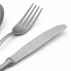 Luxury Design Steel Cutlery Vintage Colored Effect 24 Pieces - Tigger Viadurini