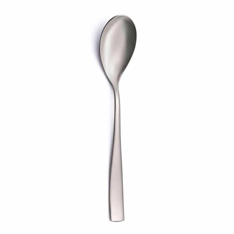 24 Piece Luxury Design Cutlery in Sandblasted or Colored Polished Steel - Timidy Viadurini