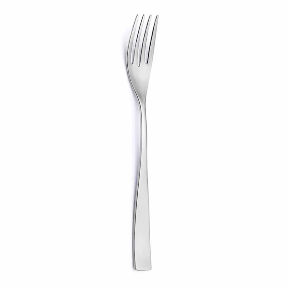 24 Piece Luxury Design Cutlery in Sandblasted or Colored Polished Steel - Timidy Viadurini