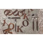 24 Piece Satin Steel Cutlery Italian Artisan Design - Damerino Viadurini